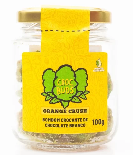 Pote de Chocolate Artesanal Orange Crush 100g - Novo